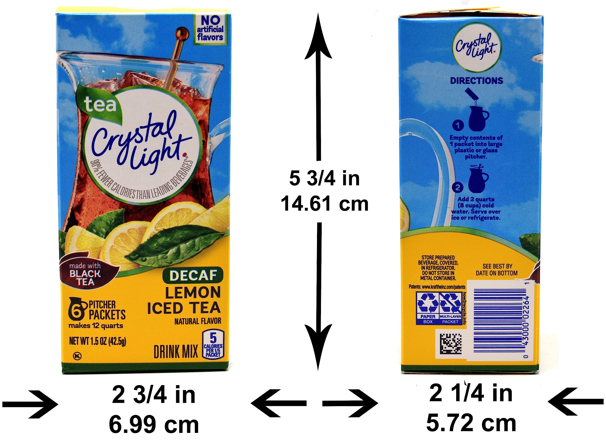 Amazon.com : Crystal Light Iced Tea Decaffeinated Lemon Natural